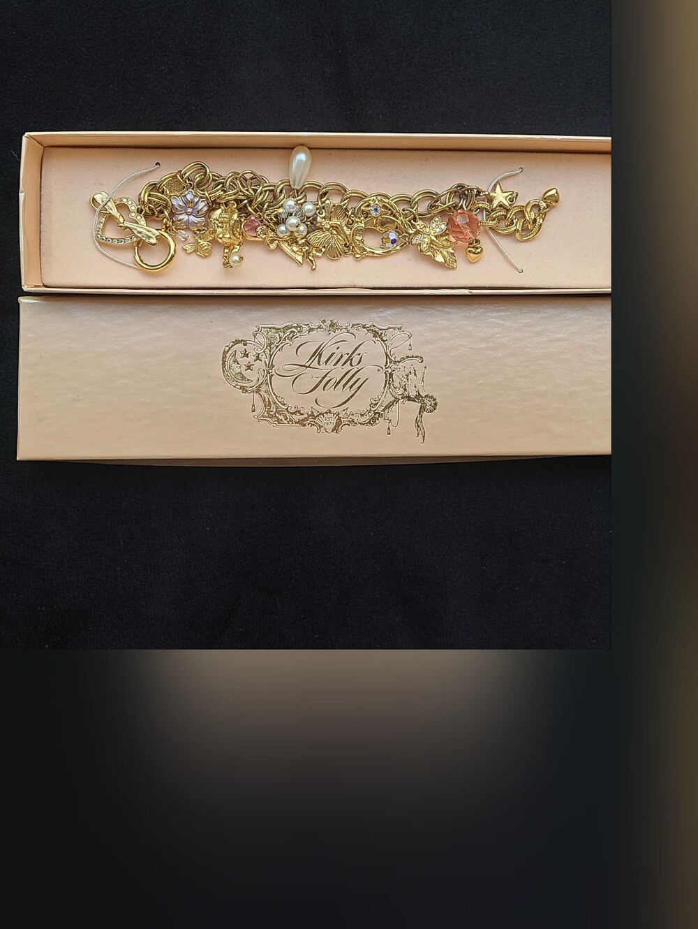 Kirks Folly Vintage Charm Bracelet